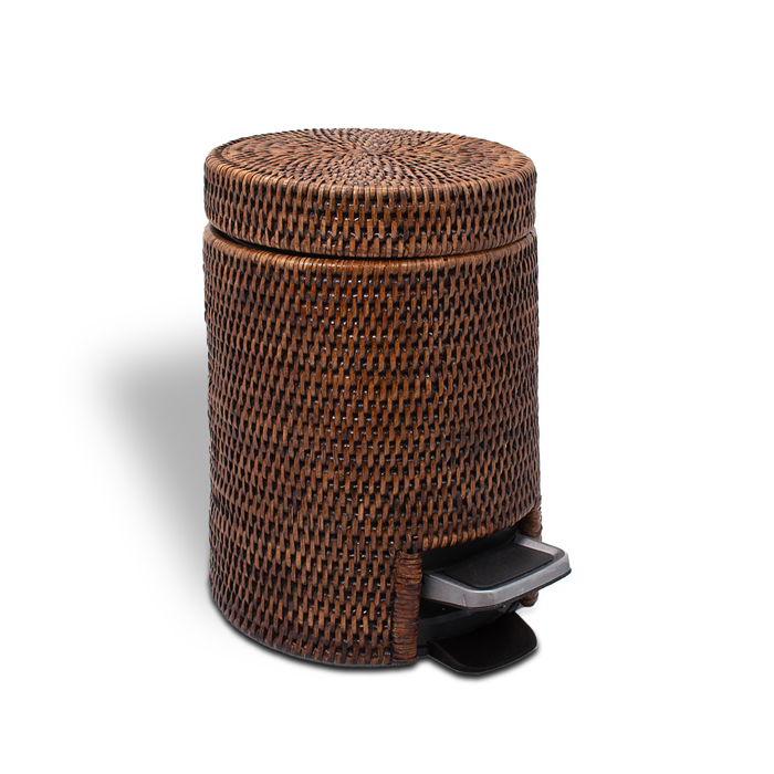 Decor Walther Корзина с педалью BASKET TE / ротанг темный
