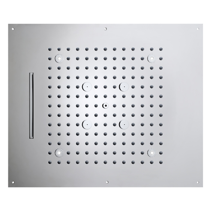 BOSSINI DREAM/3 Верхний душ 570 x 470 mm, 3 режима (дождь, каскад, туман), с LED (белый), блок питания/управления, цвет: хром