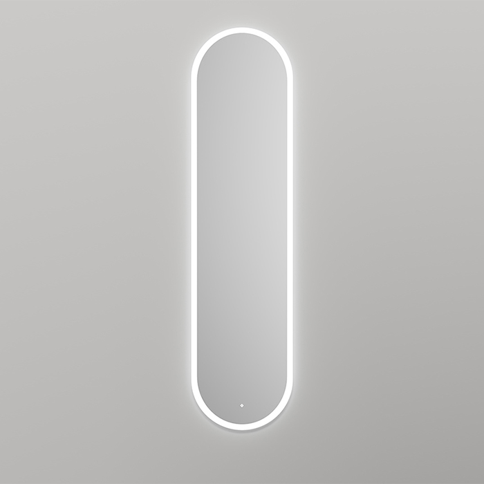 SALINI Зеркало для ванны ARMONIA 450×1785х25мм., фоновая и фронтальная подсветка 3в1 , сенсор движения включения подсветки , крепления, без подогрева
