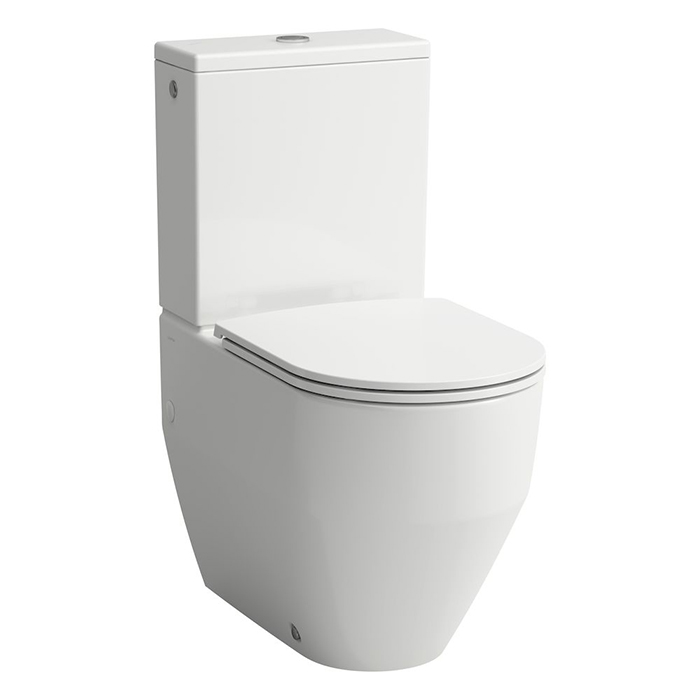 Laufen Pro Унитаз моноблок приставной 650х360х440 мм, боков отверст. для нижней подводки,для бачка 82995.3/5, цвет белый , покрытие LCС