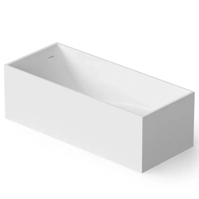 DEA DESIGN Modern Ванна отдельностоящая 170x72xh55 см, материал: Solid Surface искуственный камень, цвет: White №18