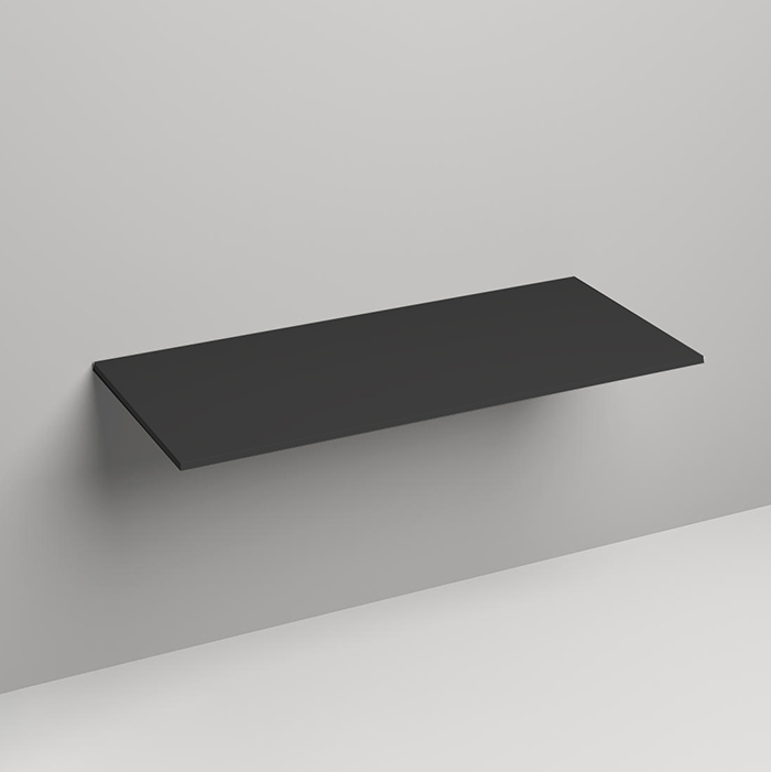 SALINI Столешница 1200х500х15 мм, из материалв S-Stone, цвет матовый RAL 9011