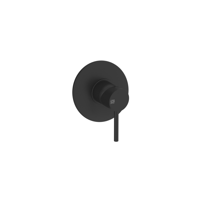 Gessi Emporio Via tortona Внешние части для настенного смесителя на 1 позицию, цвет: Black XL