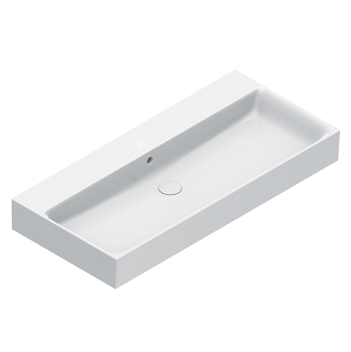 Catalano PREMIUM Раковина 100x47, без отв. под смеситель, покрытие Cataglaze+, цвет белый матовый