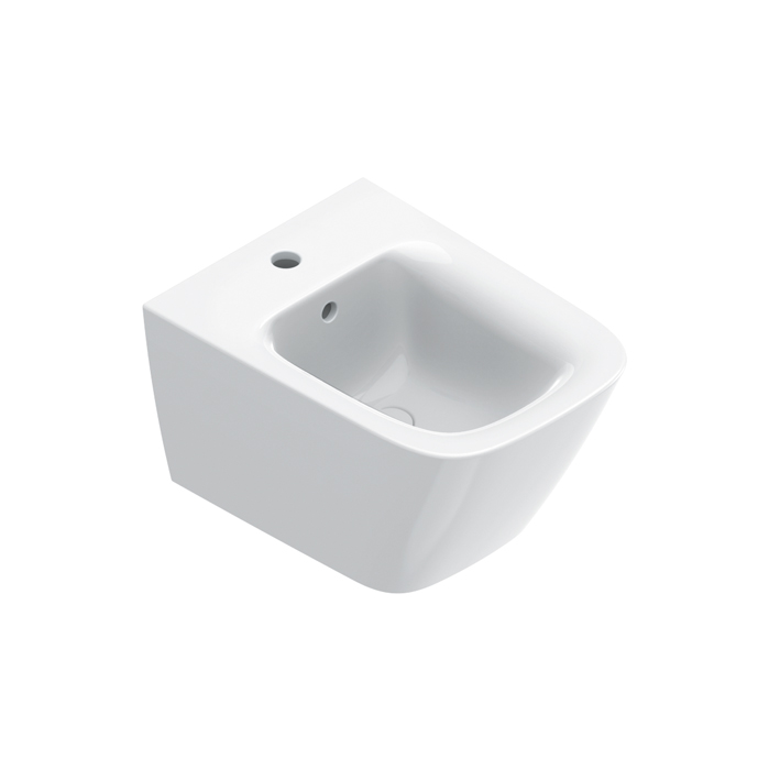 Catalano GREEN Биде подвесное 50x37, с 1 отв. под смеситель, покрытие Cataglaze+, без крепежа, цвет белый глянцевый