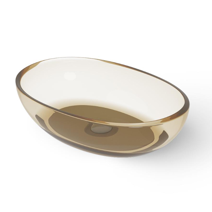 DEA DESIGN Раковина настольная 600х400хh145/155 мм, цвет classic green