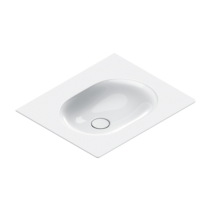 Catalano SFERA Раковина консоль 60x50, без отв. под смеситель, покрытие Cataglaze+, цвет белый глянцевый