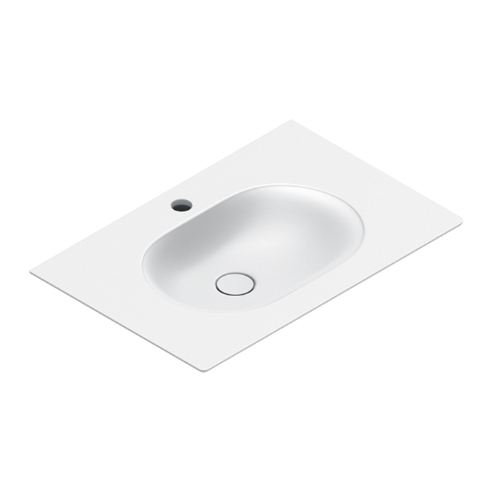 Catalano SFERA Раковина консоль 75x50, с 1 отв. под смеситель, покрытие Cataglaze+ , цвет белый матовый