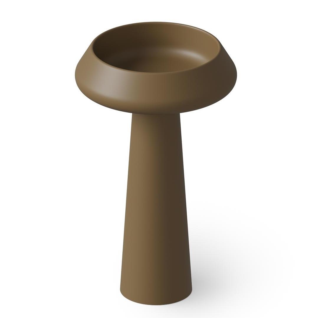 Dea Design Pedestal Basin DD2046 545 1 Раковина напольная Ø 545 мм (Dark Camel)