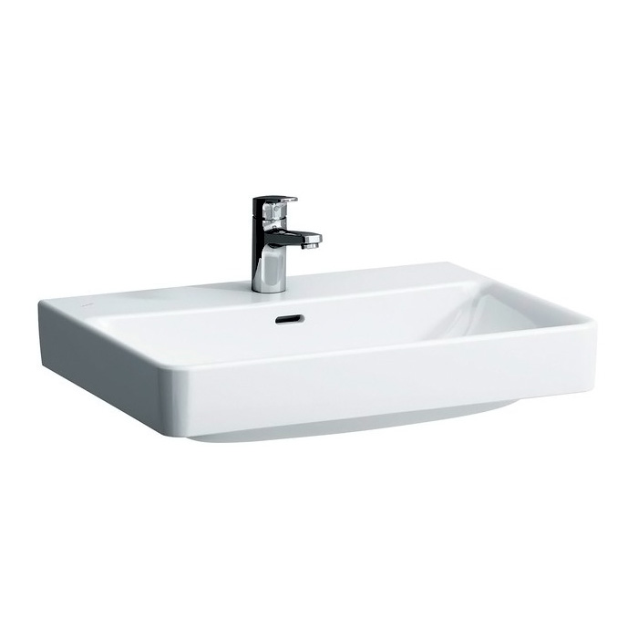 Laufen Pro S Раковина 650х465х95 мм,подвесная/для базы, с 1 отв. под смесит, цвет: белый (Последние 8 шт продаем с базой 4.0229.2.110.26)