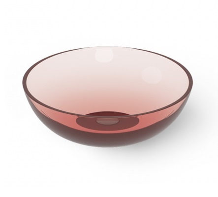 Dea Design Washbasins DD9038 300 R5 Раковина накладная Ø 300 мм (Pomegranate)