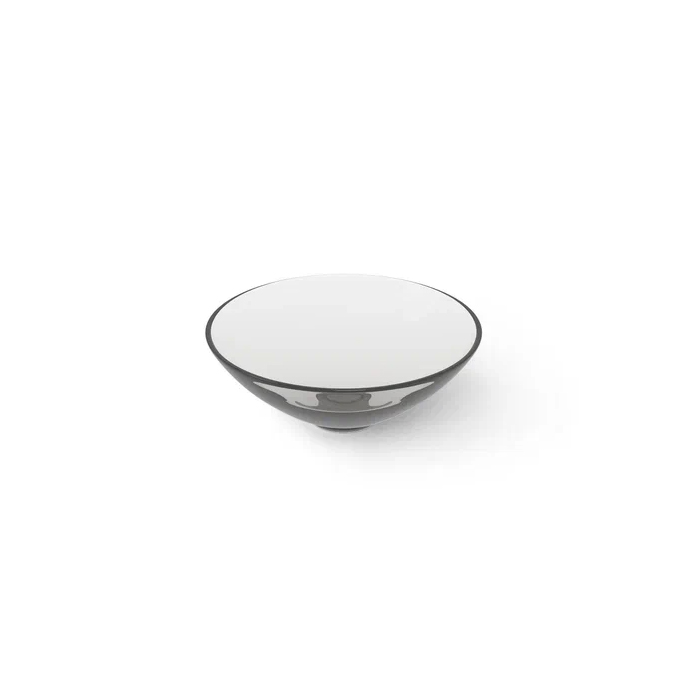 DEA DESIGN Washbasins Раковина настольная 40x40xh14 см, материал: Glasstech прозрачная смола, цвет: Smoky Black R4