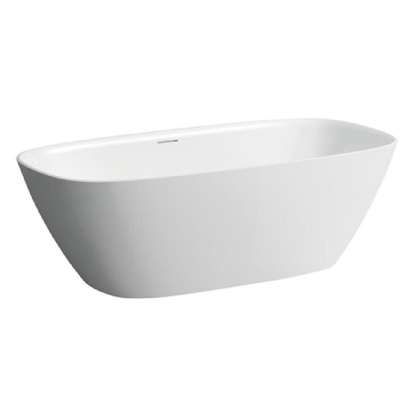 Laufen INO Ванна 1700х750х520мм, свободностоящая, с слив-переливом, материал: Sentec solid surface, цвет: белый (СПЕЦЕНА с нашего склада!)
