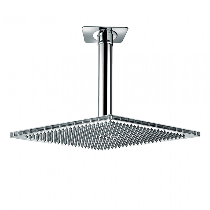 BOSSINI DREAM-CUBE Верхний душ 400 x 400 mm 1 режим - держателем вертикальным 300 x Ø 36 mm, цвет: хром