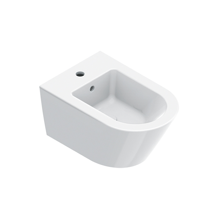 Catalano ZERO Биде подвесное 55x35, с 1 отв. под смеситель, покрытие Cataglaze+, без крепежа, цвет белый глянцевый
