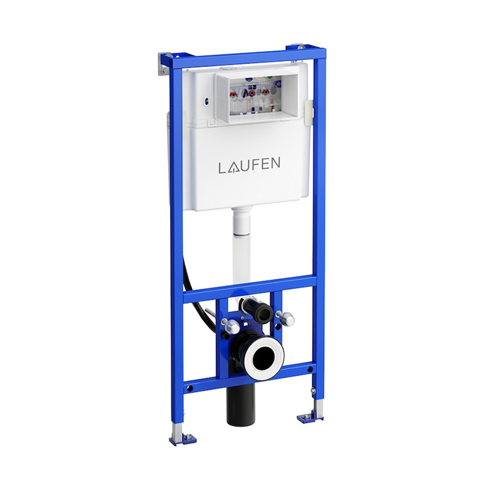Laufen Installation System Инсталляция для унит, с встроенн трубой подачи воды для RIVA/NAVIA, двойной слив 4,5/3 л, регул.до 6/3 л (ВРЕМЕННО не пост)