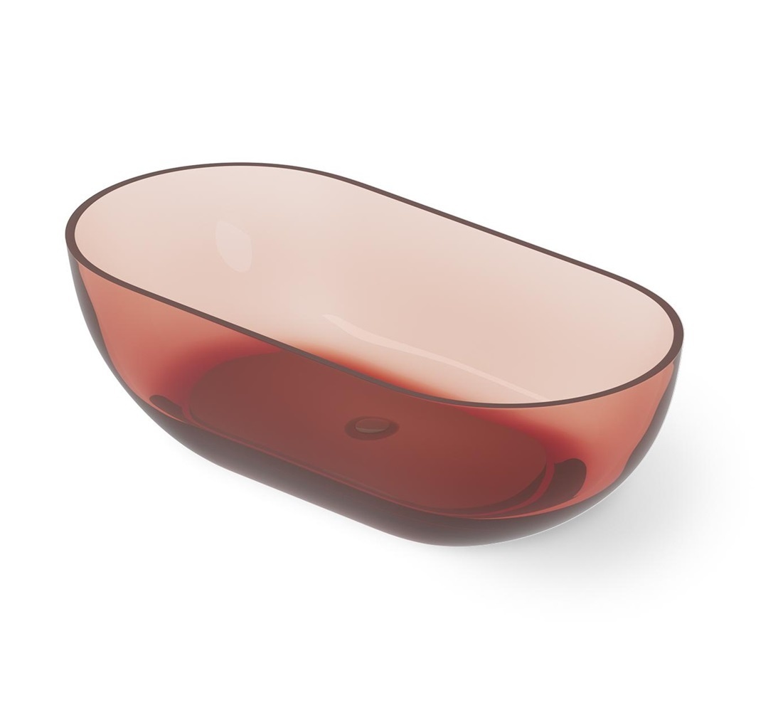 Dea Design Shadow DD8619 1400 R5 Ванна свободностоящая 1400*700 мм (Pomegranate)