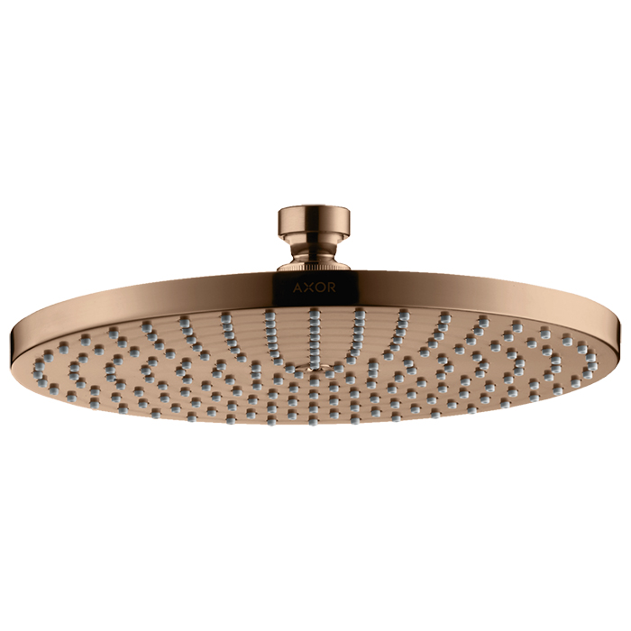 Hansgrohe Axor Starck Верхний душ 240*240*60 цвет-полированное красное золото