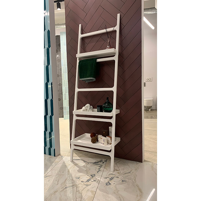 Knief Rails Лестница-вешалка с полками 60х36х180 см, цвет white mat