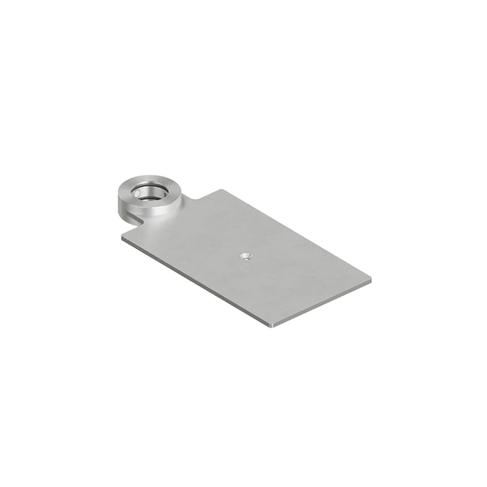 QuadroDesign FFQT QA001AS Прямоугольная полка для излива или душевой штанги, цвет Brushed Stainless Steel