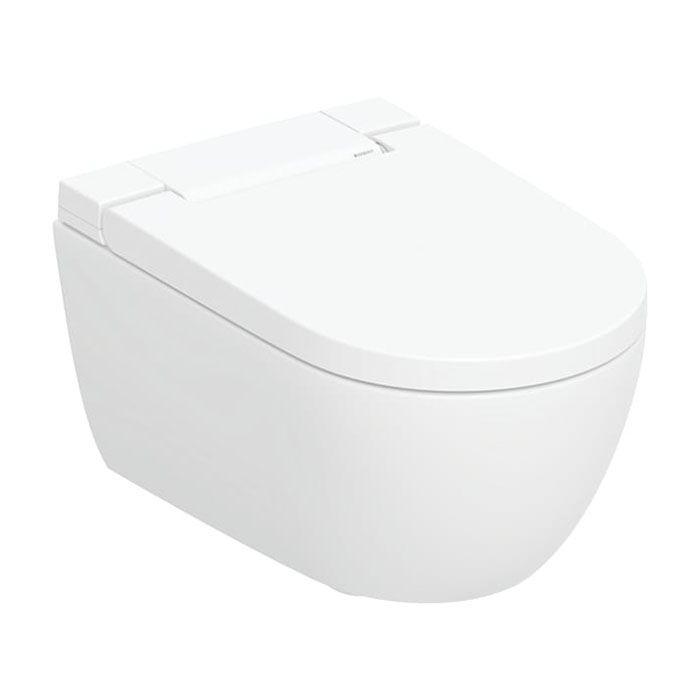 Geberit AquaClean Alba Унитаз-биде подвесной, белый / KeraTect, декор. панель: белый (замена 146.094.11.1)