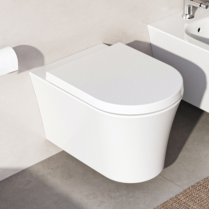 Ideal Standard Blend Curve Сиденье SLIM для унитаза, с микролифтом, быстосъемное, для T375101, T374901, T465501 , цвет: белый глянец