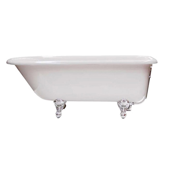 KNIEF ROLL TOP XL Ванна отдельностоящая 1700 x 700 x 600 мм., на ножках хром, без слива-перелива, цвет белый