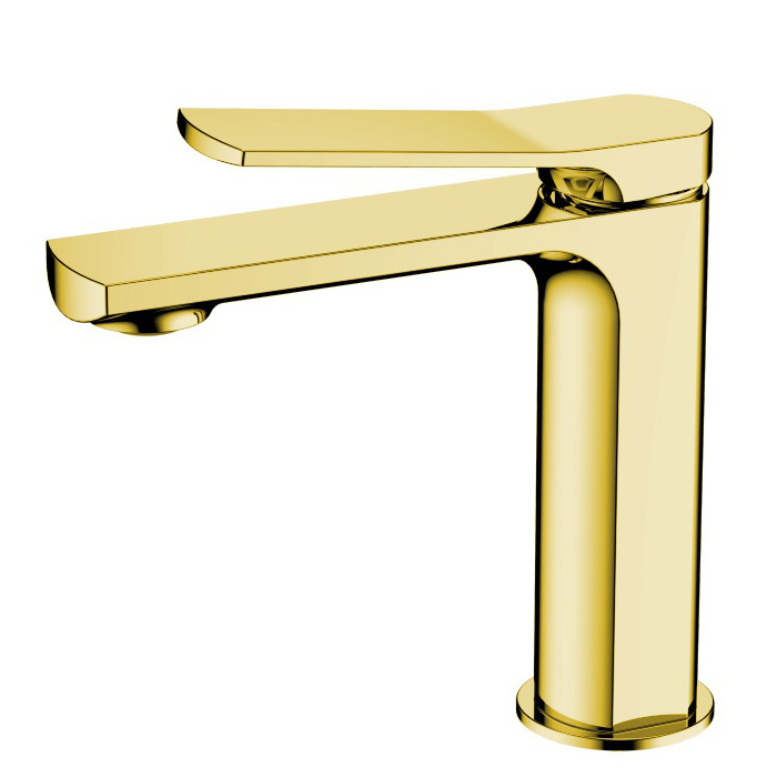 NEMO NM-1311-BG Смеситель для раковины с донным клапаном BRUSH GOLD (БРАШИРОВАННОЕ ЗОЛОТО)