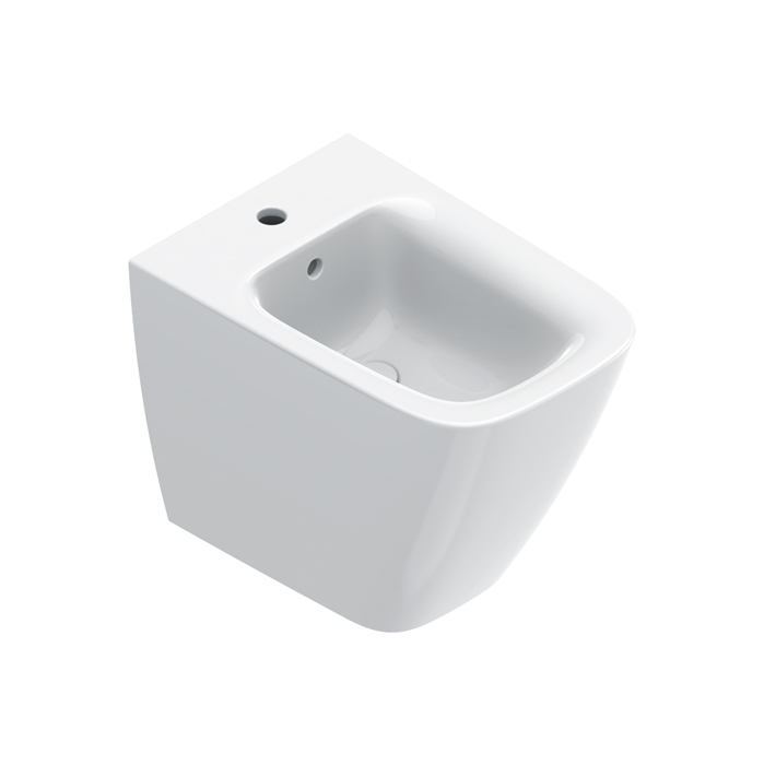 Catalano GREEN Биде напольное 55x37, с 1 отв. под смеситель, покрытие Cataglaze+, без крепежа, цвет белый глянцевый