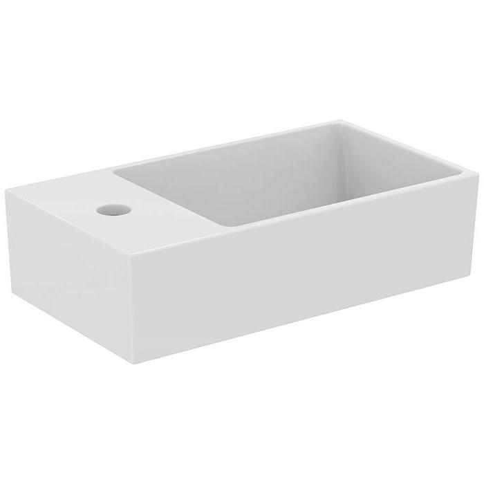 Ideal Standard Extra Раковина 450х250xh120 мм, подвесная, с отв. под смес. слева и переливом, с крепежом цвет: белый глянец
