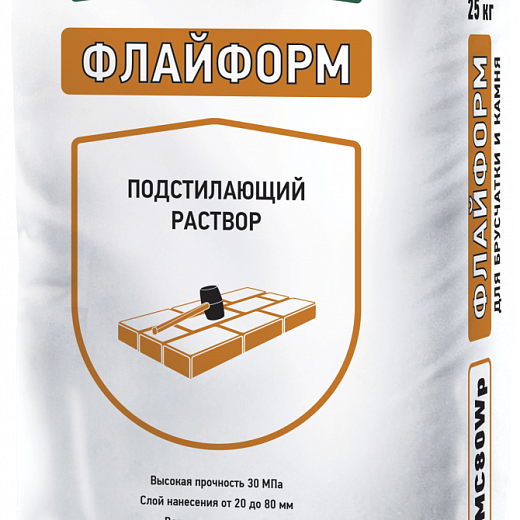 Раствор монтажный подстилающий водонепроницаемый Основит Флайформ MC80 WP 25 кг