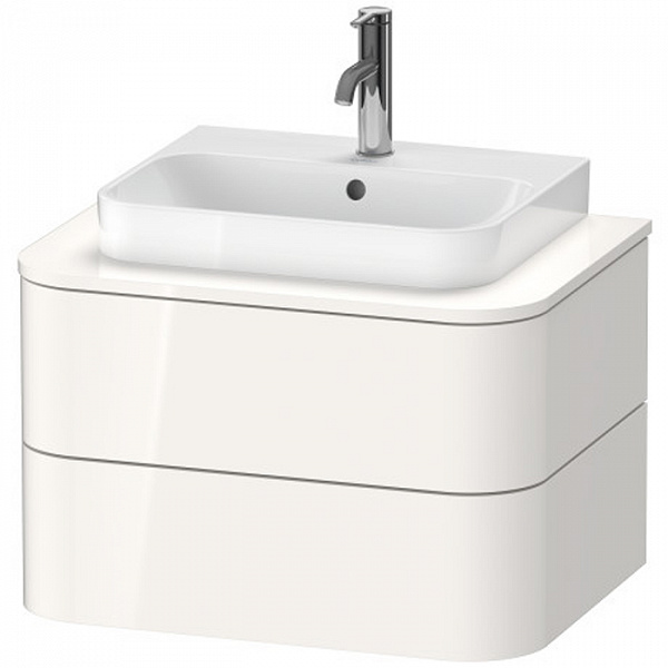Duravit Happy D.2 Plus Тумба подвесная 408x650x480мм 2 ящика, цвет: белый глянцевый