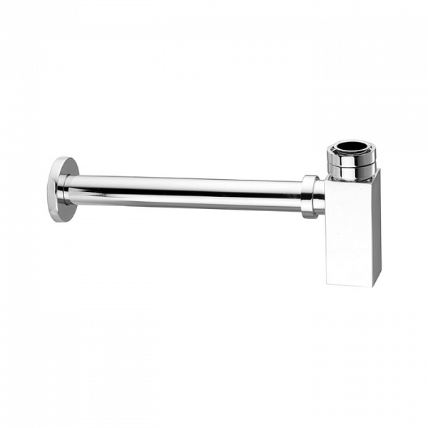 Gattoni Accessori Сифон квадратный под донный клапан 1/1,4" для раковины, цвет хром