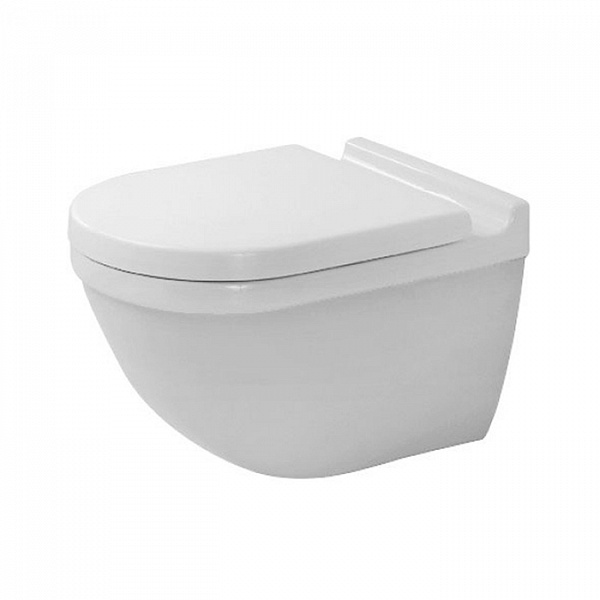 Duravit Starck 3 Унитаз подвесной безободковый, 540х360 мм, с креплением Durafix, цвет белый (Спец.цена из наличия)