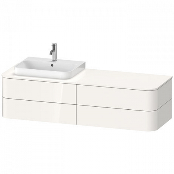 Duravit Happy D.2 Plus Тумба подвесная 408x1600x550мм 4 ящика, цвет: белый глянцевый