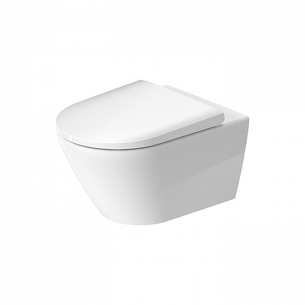 Duravit D-Neo Унитаз подвесной 370х540 мм безободковый, с WonderGliss, цвет: белый (Спец.цена из наличия)
