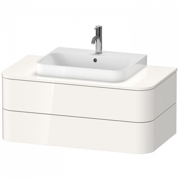 Duravit Happy D.2 Plus Тумба подвесная 408x1000x550мм 2 ящика, цвет: белый глянцевый