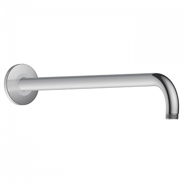 Duravit Настенный кронштейн с декоративной накладкой, 410 мм/ круглая накладка, соединительный патрубок размер DN15, хром