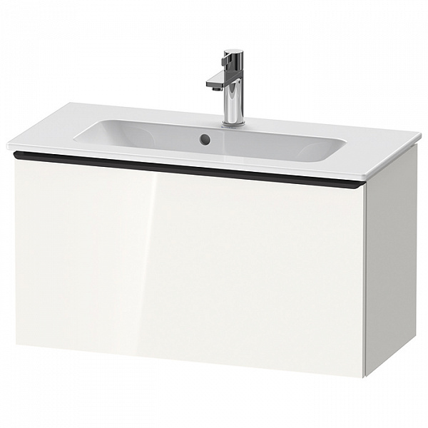 Duravit D-Neo Тумбочка подвесная, Compact 440x810x372, 1 ящик, цвет: белый высокоглянцевый