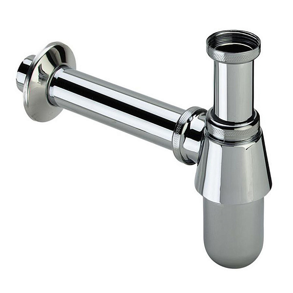 Gattoni Accessori Сифон бутылочный под донный клапан 1/1,4" для раковины, цвет хром