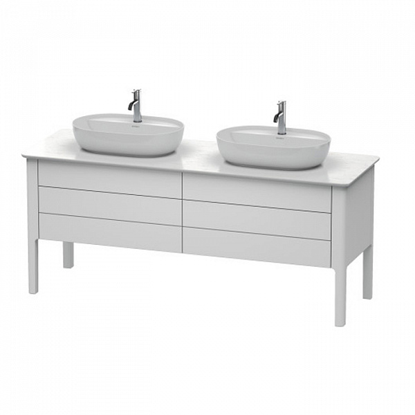 Duravit Luv Раковина на столешницу 600мм Luv, без перелива, без пплощадки, Grau матовый