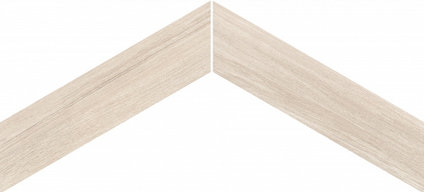 Sleekwood Chevron 60° White 11x54