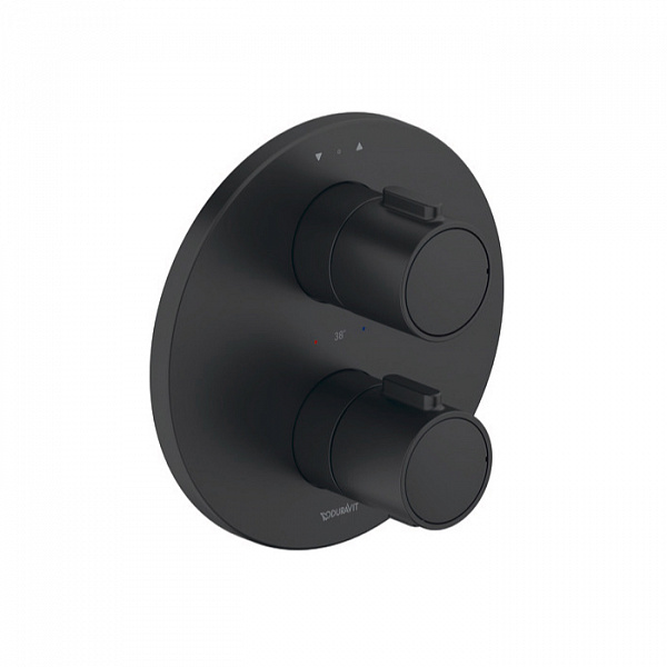 Duravit Thermostatic Термостатический смеситель для душа для скрытого монтажа, черный матовый (Спец.цена из наличия)