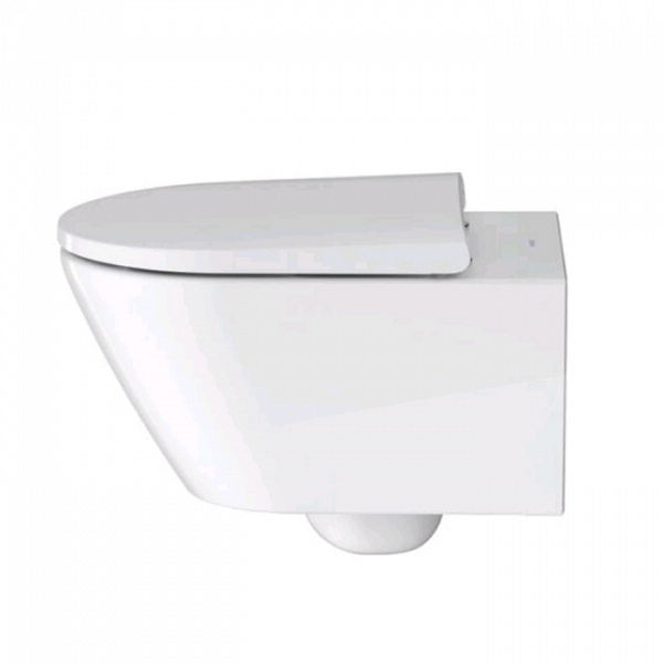 Duravit D-Neo Унитаз RIMLESS, цвет: белый матовый сатинированный (Спеццена)