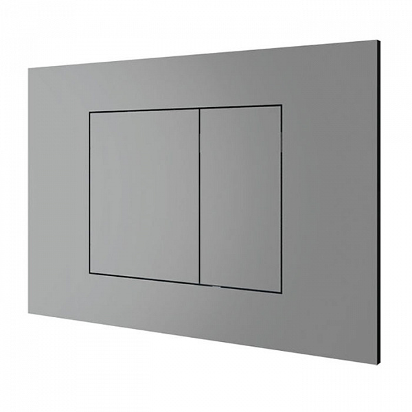 ALMAR Клавиша двойного смыва для бачков Geberit/TECE, цвет Mirror Stainless Steel